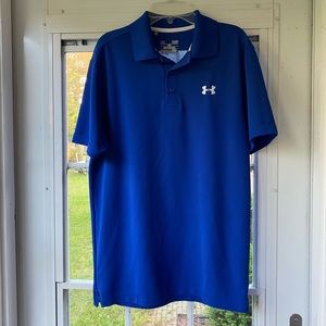Under Armour Men’s Royal Blue Polo Small